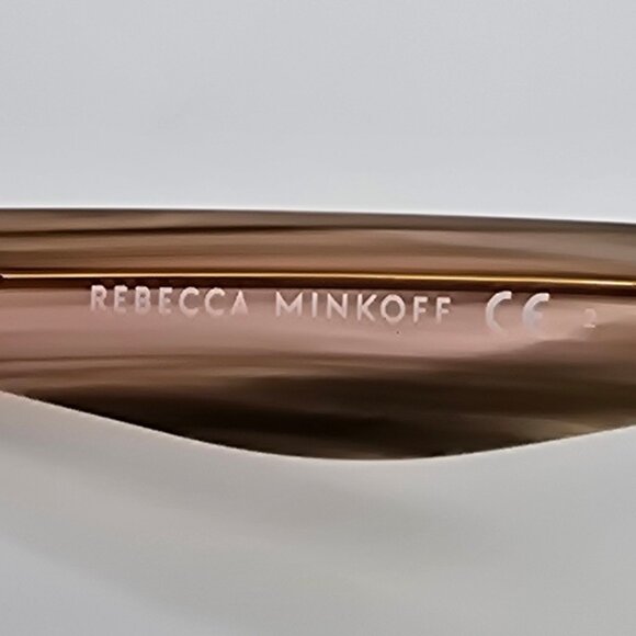 Rebecca Minkoff Lark 4/S Pink Horn Frame Pink Brown Gradient Lens Sunglasses main image 10